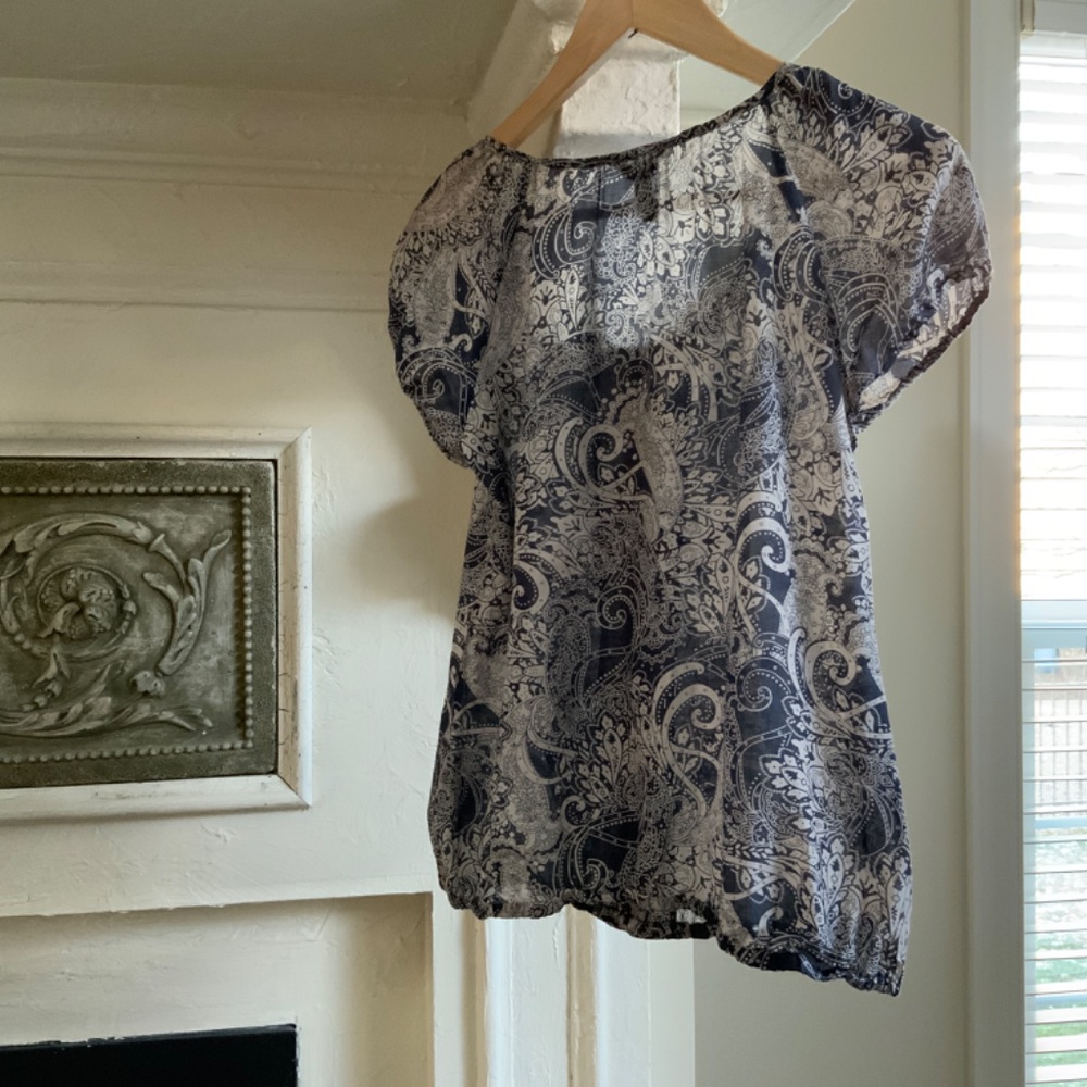 Banana Republic Silk & Cotton Top - Picture 4 of 5